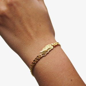 Curvy Layers Panzer Bracelet