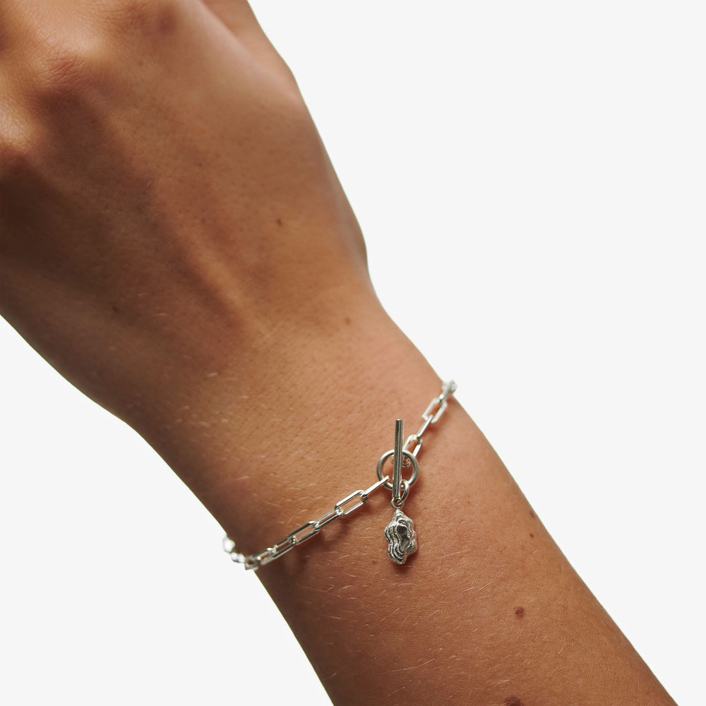 Nugget Layers T-lock Bracelet