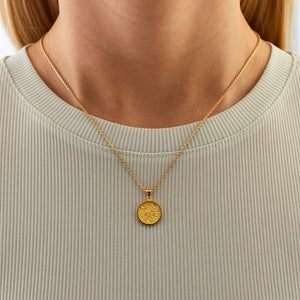 Round Tekstur Necklace
