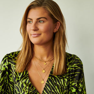 Round Tekstur Necklace