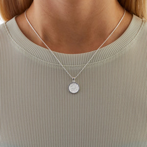 Round Tekstur Necklace